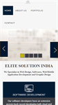 Mobile Screenshot of elitesolutionindia.com
